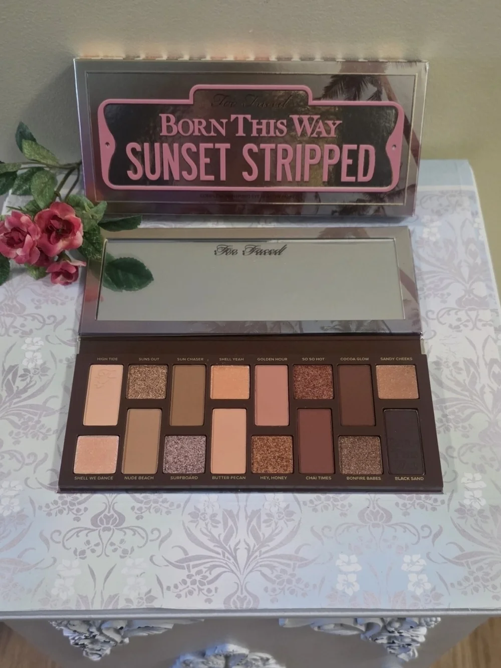 MSRP $58 BNIB Too Faced Sunset Stripped Palette!